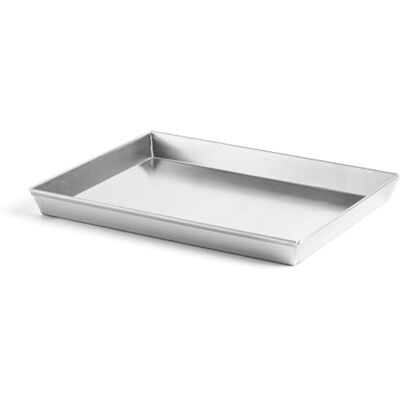 MARCATO Molde rectangular para tartas, aluminio, 30 x 23 cm, cocción uniforme, ligera y resistente MARCATO Molde rectangular para tartas, aluminio, 30 x 23 cm, cocción uniforme, ligera y resistente