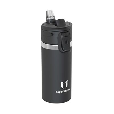 Super Sparrow Sparrow Botella Agua Niños 500ml TouchFlow Acero Inoxidable Botella Termica con Pajita Sin BPA Termo Antifugas Cantimplora para Gimnasio, Deporte, Oficina Super Sparrow Sparrow Botella Agua Niños 500ml TouchFlow Acero Inoxidable Botella Termica con Pajita Sin BPA Termo Antifugas Cantimplora para Gimnasio, Deporte, Oficina