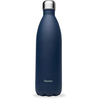 QWETCH Botella Térmica Originals Acero Inoxidable 1L Azul Noche 24h Frío y 12h Caliente Hermética, Sin BPA y Reutilizable Botella Isotérmica para Gimnasio, Oficina, Viajes y Senderismo QWETCH Botella Térmica Originals Acero Inoxidable 1L Azul Noche 24h Frío y 12h Caliente Hermética, Sin BPA y Reutilizable Botella Isotérmica para Gimnasio, Oficina, Viajes y Senderismo