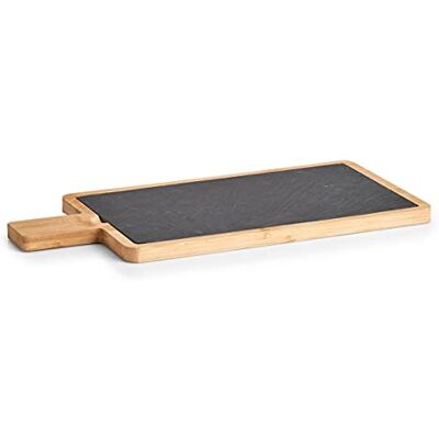 Zeller 24510 Tabla de cortar y servir (40 x 19 x 1,5 cm, mango de bambú) Zeller 24510 Tabla de cortar y servir (40 x 19 x 1,5 cm, mango de bambú)