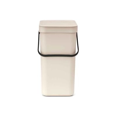 Brabantia Sort & Go Cubo de Reciclaje - 12L Beige Brabantia Sort & Go Cubo de Reciclaje - 12L Beige