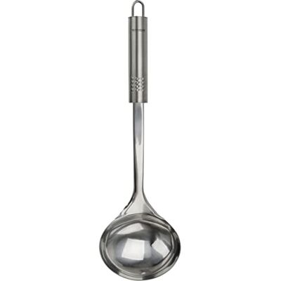 Fackelmann Nirosta Cucharón con Mango Ovalado, 32 centímetros, Acero Fackelmann Nirosta Cucharón con Mango Ovalado, 32 centímetros, Acero