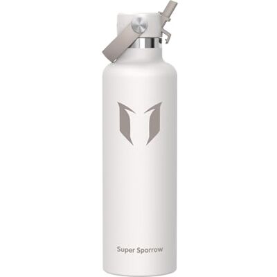 Super Sparrow Sparrow Botella Agua Acero Inoxidable 1L FlipFlow Botella Termica Pajita Super Sparrow Sparrow Botella Agua Acero Inoxidable 1L FlipFlow Botella Termica Pajita