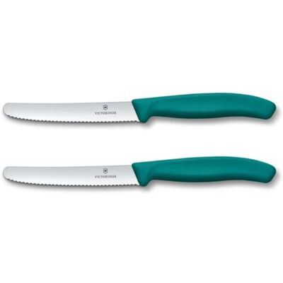 Victorinox Swiss Classic 2x Cuchillo de Desayuno para Panecillos 11 cm Victorinox Swiss Classic 2x Cuchillo de Desayuno para Panecillos 11 cm