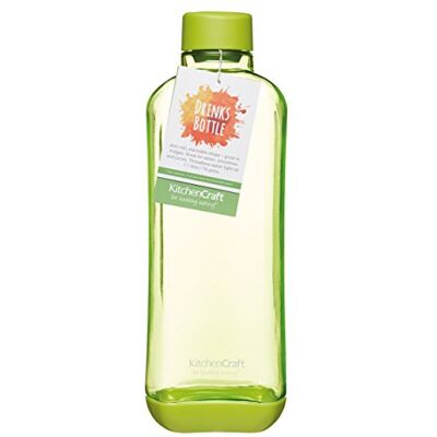 KitchenCraft Healthy Eating BPA-Free Stackable Plastic Water Bottle, 1.1 Litres (2 Pints) KitchenCraft Healthy Eating BPA-Free Stackable Plastic Water Bottle, 1.1 Litres (2 Pints)