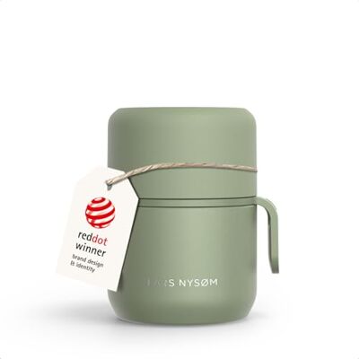 LARS NYSØM Tarro Térmico de Acero Inoxidable 350ml Termo Comida Caliente Recipiente Hermético para Comida 9h Caliente 12h Frío Termo de Boca Ancha para Sopas Trabajo y Viaje Fiambrera Termica LARS NYSØM Tarro Térmico de Acero Inoxidable 350ml Termo Comida Caliente Recipiente Hermético para Comida 9h Caliente 12h Frío Termo de Boca Ancha para Sopas Trabajo y Viaje Fiambrera Termica