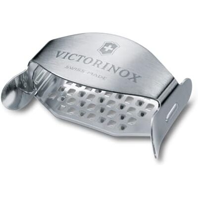 Victorinox Rallador de queso, compacto, con filo fino, mango de metal, Swiss Made, apto para lavavajillas Victorinox Rallador de queso, compacto, con filo fino, mango de metal, Swiss Made, apto para lavavajillas