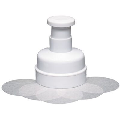 KitchenCraft Kitchen Craft Utensilio para Hacer Hamburguesas con 100 Discos de Papel Encerado KitchenCraft Kitchen Craft Utensilio para Hacer Hamburguesas con 100 Discos de Papel Encerado