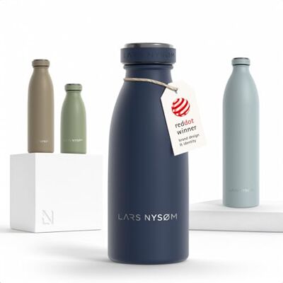 LARS NYSØM Botella Agua Acero Inoxidable 350ml Aislada Botella Termica Botella de Agua Termo Botellas para Bebidas 12h Caliente 24h Frío Cantimplora a Prueba de Fugas para Deportes Bicicleta LARS NYSØM Botella Agua Acero Inoxidable 350ml Aislada Botella Termica Botella de Agua Termo Botellas para Bebidas 12h Caliente 24h Frío Cantimplora a Prueba de Fugas para Deportes Bicicleta