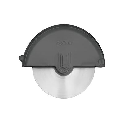 Zyliss Cortapizzas 13 cm, Cortador de pizza con rueda de acero inoxidable, Mango ergonómico antideslizante, Protector de hoja incluido, Hoja desmontable, Color gris Zyliss Cortapizzas 13 cm, Cortador de pizza con rueda de acero inoxidable, Mango ergonómico antideslizante, Protector de hoja incluido, Hoja desmontable, Color gris