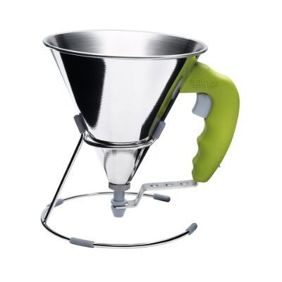 DE BUYER , KWIK VERDE MINI-EMBUDO DOSIFICADOR CON PISTON INOX 0,8 L, CON SOPORTE--0 DE BUYER , KWIK VERDE MINI-EMBUDO DOSIFICADOR CON PISTON INOX 0,8 L, CON SOPORTE--0