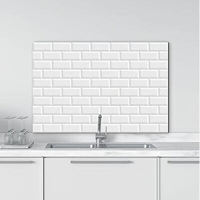 Crearreda - Brick White 48x72 cm - Aluminio Crearreda - Brick White 48x72 cm - Aluminio