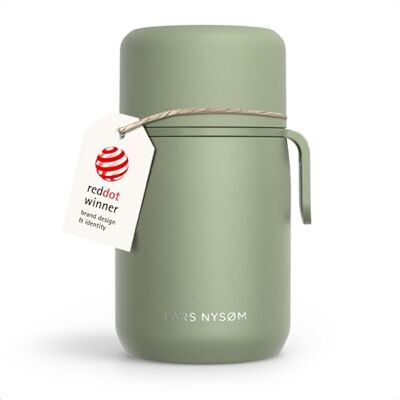 LARS NYSØM Tarro Térmico de Acero Inoxidable 700ml Termo Comida Caliente Recipiente Hermético para Comida 9h Caliente 12h Frío Termo de Boca Ancha para Sopas Trabajo y Viaje Fiambrera Termica LARS NYSØM Tarro Térmico de Acero Inoxidable 700ml Termo Comida Caliente Recipiente Hermético para Comida 9h Caliente 12h Frío Termo de Boca Ancha para Sopas Trabajo y Viaje Fiambrera Termica