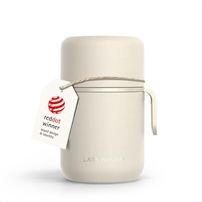LARS NYSØM Tarro Térmico de Acero Inoxidable 500ml Termo Comida Caliente Recipiente Hermético para Comida 9h Caliente 12h Frío Termo de Boca Ancha para Sopas Trabajo y Viaje Fiambrera Termica LARS NYSØM Tarro Térmico de Acero Inoxidable 500ml Termo Comida Caliente Recipiente Hermético para Comida 9h Caliente 12h Frío Termo de Boca Ancha para Sopas Trabajo y Viaje Fiambrera Termica