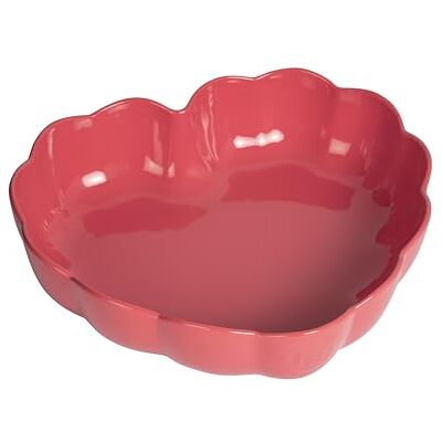 Emile Henry Molde para tarta de corazón, cerámica, color rosa Emile Henry Molde para tarta de corazón, cerámica, color rosa