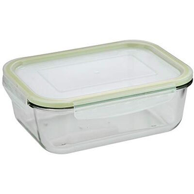 San Ignacio Hermético Rectangular 1500ml Cristal, colección Ordesa, 1500 ml San Ignacio Hermético Rectangular 1500ml Cristal, colección Ordesa, 1500 ml