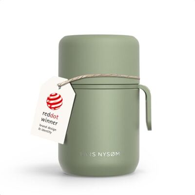 LARS NYSØM Tarro Térmico de Acero Inoxidable 500ml Termo Comida Caliente Recipiente Hermético para Comida 9h Caliente 12h Frío Termo de Boca Ancha para Sopas Trabajo y Viaje Fiambrera Termica LARS NYSØM Tarro Térmico de Acero Inoxidable 500ml Termo Comida Caliente Recipiente Hermético para Comida 9h Caliente 12h Frío Termo de Boca Ancha para Sopas Trabajo y Viaje Fiambrera Termica