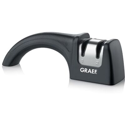 GRAEF. Afilador manual de cuchillos de GRAEF, con tecnología CrissCross® y Dizor®, ángulo de afilado de 20°, funcionamiento seguro, adecuado para cuchillos de cocina, caza y exteriores, fácil de usar GRAEF. Afilador manual de cuchillos de GRAEF, con tecnología CrissCross® y Dizor®, ángulo de afilado de 20°, funcionamiento seguro, adecuado para cuchillos de cocina, caza y exteriores, fácil de usar