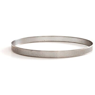 Anillo Microperforado de Acero Inoxidable - 18cm Diámetro - Apto para horno Anillo Microperforado de Acero Inoxidable - 18cm Diámetro - Apto para horno