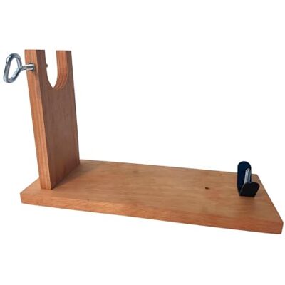 Soporte de jamón de madera Fackelmann - Doble soporte - Herramienta duradera Soporte de jamón de madera Fackelmann - Doble soporte - Herramienta duradera