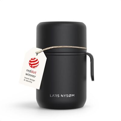 LARS NYSØM Tarro Térmico de Acero Inoxidable 500ml Termo Comida Caliente Recipiente Hermético para Comida 9h Caliente 12h Frío Termo de Boca Ancha para Sopas Trabajo y Viaje Fiambrera Termica LARS NYSØM Tarro Térmico de Acero Inoxidable 500ml Termo Comida Caliente Recipiente Hermético para Comida 9h Caliente 12h Frío Termo de Boca Ancha para Sopas Trabajo y Viaje Fiambrera Termica