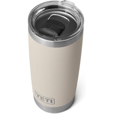 YETI Rambler Tumbler, Vacuum Insulated Stainless Steel Tumbler with Magslider Lid, Cape Taupe, 20 oz (591 ml) YETI Rambler Tumbler, Vacuum Insulated Stainless Steel Tumbler with Magslider Lid, Cape Taupe, 20 oz (591 ml)