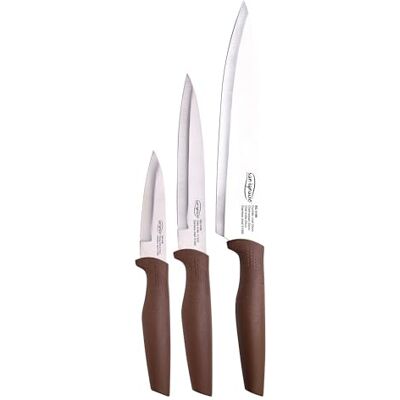 San Ignacio Set de Cuchillos Nature Acero Inoxidable (3 pcs) San Ignacio Set de Cuchillos Nature Acero Inoxidable (3 pcs)