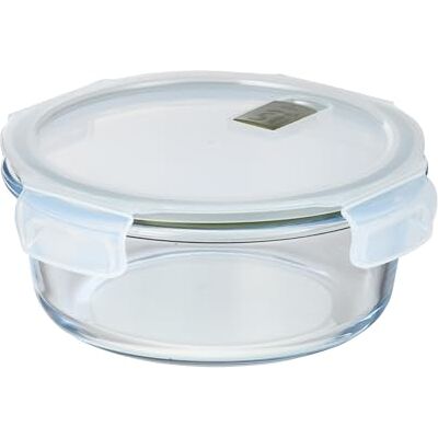 San Ignacio EXPERT Hermético redondo Transparente 18,4x18,4x7,6cm 950ml vidrio borosilicato con tapa hermética EXPERT San Ignacio EXPERT Hermético redondo Transparente 18,4x18,4x7,6cm 950ml vidrio borosilicato con tapa hermética EXPERT