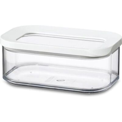 Mepal Recipientes para Alimentos Modula Tapers Transparente para Comida con Tapa Organizador de Cocina y Caja de Almacenamiento de Plástico Apilable y Hermético 425 ml White Mepal Recipientes para Alimentos Modula Tapers Transparente para Comida con Tapa Organizador de Cocina y Caja de Almacenamiento de Plástico Apilable y Hermético 425 ml White