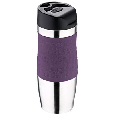 San Ignacio Premium-Taza térmica 400 ml, Morado, en Acero Inoxidable, Tour, Metal, 21x8x8,5 cms (Q2913) San Ignacio Premium-Taza térmica 400 ml, Morado, en Acero Inoxidable, Tour, Metal, 21x8x8,5 cms (Q2913)