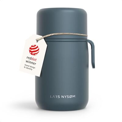 LARS NYSØM Tarro Térmico de Acero Inoxidable 700ml Termo Comida Caliente Recipiente Hermético para Comida 9h Caliente 12h Frío Termo de Boca Ancha para Sopas Trabajo y Viaje Fiambrera Termica LARS NYSØM Tarro Térmico de Acero Inoxidable 700ml Termo Comida Caliente Recipiente Hermético para Comida 9h Caliente 12h Frío Termo de Boca Ancha para Sopas Trabajo y Viaje Fiambrera Termica