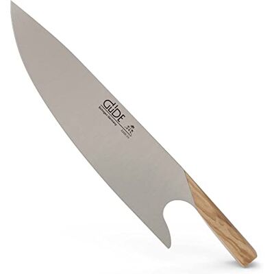 Güde Solingen THE KNIFE forjado, 26 cm, madera de olivo, Cuchillo De Concinero, Hecho a mano en Alemania Güde Solingen THE KNIFE forjado, 26 cm, madera de olivo, Cuchillo De Concinero, Hecho a mano en Alemania