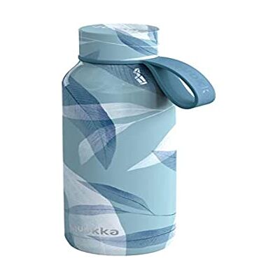 Quokka BOTELLA TERMO ACERO INOXIDABLE SOLID CON COLGADOR BLUE WIND 510 ML Quokka BOTELLA TERMO ACERO INOXIDABLE SOLID CON COLGADOR BLUE WIND 510 ML