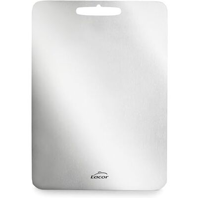 LACOR Tabla de Cortar Acero Inoxidable 18/10, 20 x 30 x 2, 5 cm LACOR Tabla de Cortar Acero Inoxidable 18/10, 20 x 30 x 2, 5 cm