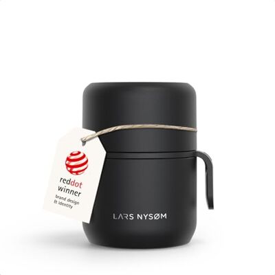 LARS NYSØM Tarro Térmico de Acero Inoxidable 350ml Termo Comida Caliente Recipiente Hermético para Comida 9h Caliente 12h Frío Termo de Boca Ancha para Sopas Trabajo y Viaje Fiambrera Termica LARS NYSØM Tarro Térmico de Acero Inoxidable 350ml Termo Comida Caliente Recipiente Hermético para Comida 9h Caliente 12h Frío Termo de Boca Ancha para Sopas Trabajo y Viaje Fiambrera Termica