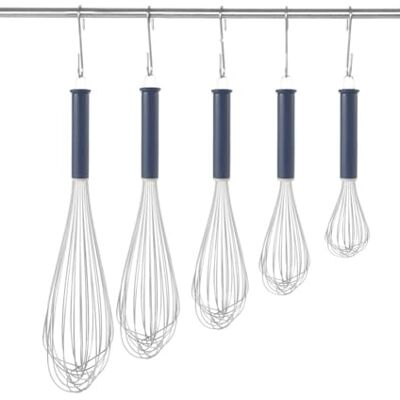 HENDI Batidor de varillas manual, batidor de cocina, varillas francesas, varillas de acero inoxidable con grosor de 2mm, mango ergonómico de polipropileno negro y verde, largo total 415mm HENDI Batidor de varillas manual, batidor de cocina, varillas francesas, varillas de acero inoxidable con grosor de 2mm, mango ergonómico de polipropileno negro y verde, largo total 415mm
