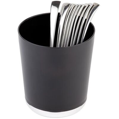 APS Dispone de sobras de la mesa / recipiente, SAN, de colour negro, diámetro de 13 cm, altura: 15 cm APS Dispone de sobras de la mesa / recipiente, SAN, de colour negro, diámetro de 13 cm, altura: 15 cm