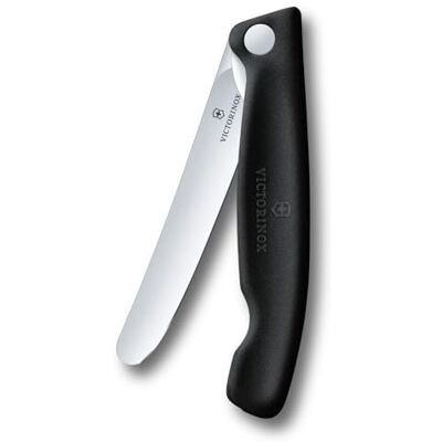 Victorinox Swiss Classic Cuchillo Plegable de Picnic, Hoja Recta, 11 cm Victorinox Swiss Classic Cuchillo Plegable de Picnic, Hoja Recta, 11 cm