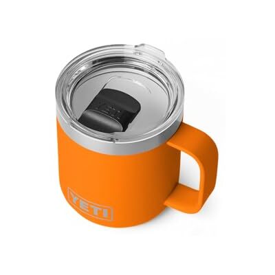 YETI Rambler Stackable Cup with Durasip Ceramic Lining, Vacuum Insulated Stainless Steel Cup with Magslider Lid, King Crab, 10 oz (295 ml) YETI Rambler Stackable Cup with Durasip Ceramic Lining, Vacuum Insulated Stainless Steel Cup with Magslider Lid, King Crab, 10 oz (295 ml)