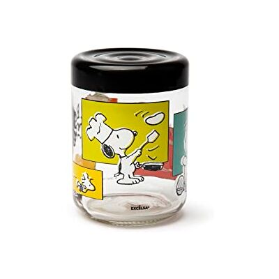 Excelsa Peanuts Be Tarro con tapa, 800 ml, cristal Excelsa Peanuts Be Tarro con tapa, 800 ml, cristal