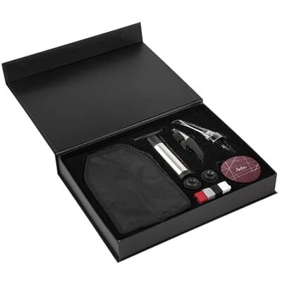 Jata HOGAR Accesorios Vino 16 piezas. Sacacorchos, Decantador, Funda para Enfriar Botellas, Tapones, Marcadores de Copas, Bomba de Vacío y Vertedores. Ideal para Regalo Jata HOGAR Accesorios Vino 16 piezas. Sacacorchos, Decantador, Funda para Enfriar Botellas, Tapones, Marcadores de Copas, Bomba de Vacío y Vertedores. Ideal para Regalo