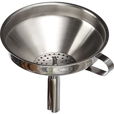 Dr. Oetker "Profi – Embudo con colador, Acero Inoxidable, Plata, 12 cm Dr. Oetker "Profi – Embudo con colador, Acero Inoxidable, Plata, 12 cm