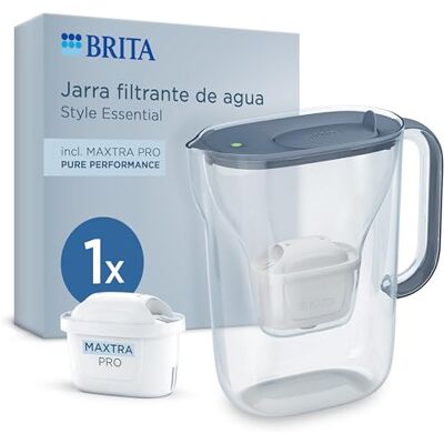 Brita Jarra filtro agua MAXTRA Style Essential, 1x filtro Pure Performance Brita Jarra filtro agua MAXTRA Style Essential, 1x filtro Pure Performance