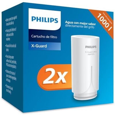 Philips AWP305P2 - Filtro de Repuesto para Micro Filtración - Pack de 2 Philips AWP305P2 - Filtro de Repuesto para Micro Filtración - Pack de 2