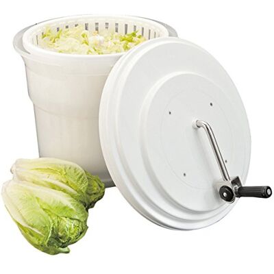 Garcia de Pou García de Pou Centrifugadora Manual Verduras, 43.5 x 37 cm, Blanco Garcia de Pou García de Pou Centrifugadora Manual Verduras, 43.5 x 37 cm, Blanco