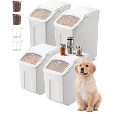 Vevor Contenedor de Almacenamiento de Alimentos Set de 4 Vevor Contenedor de Almacenamiento de Alimentos Set de 4