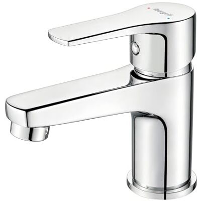 Ibergrif M11057 Grifo Cromo - Lavabo, Baño, Mezclador, Agua Caliente y Fría Ibergrif M11057 Grifo Cromo - Lavabo, Baño, Mezclador, Agua Caliente y Fría