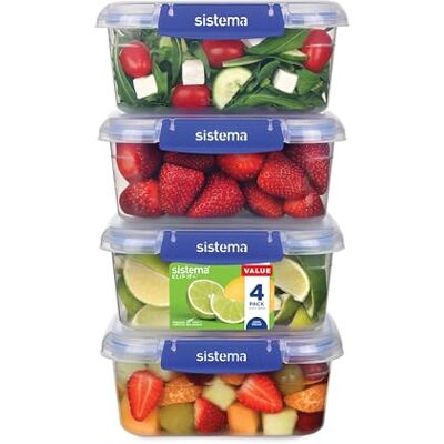 Contenedores de Almacenamiento de Alimentos a Prueba de Fugas Sistema 1l - Organización de Cocina Contenedores de Almacenamiento de Alimentos a Prueba de Fugas Sistema 1l - Organización de Cocina