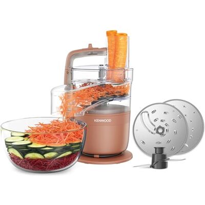 Kenwood MultiPro Compact – Procesador de Alimentos con Express Serve, Cuchilla de Acero Inoxidable, Discos para Cortar y Rallar, Función Pulse, Rojo Arcilla () Kenwood MultiPro Compact – Procesador de Alimentos con Express Serve, Cuchilla de Acero Inoxidable, Discos para Cortar y Rallar, Función Pulse, Rojo Arcilla ()