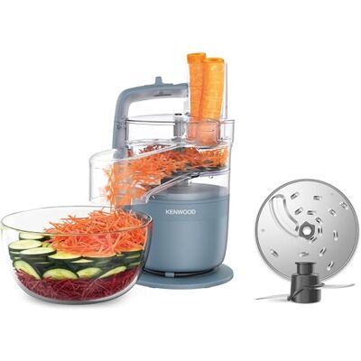 Kenwood MultiPro Compact – Procesador de Alimentos con Express Serve, Cuchilla de Acero Inoxidable, Discos para Cortar y Rallar, Función Pulse, Azul Tormenta () Kenwood MultiPro Compact – Procesador de Alimentos con Express Serve, Cuchilla de Acero Inoxidable, Discos para Cortar y Rallar, Función Pulse, Azul Tormenta ()